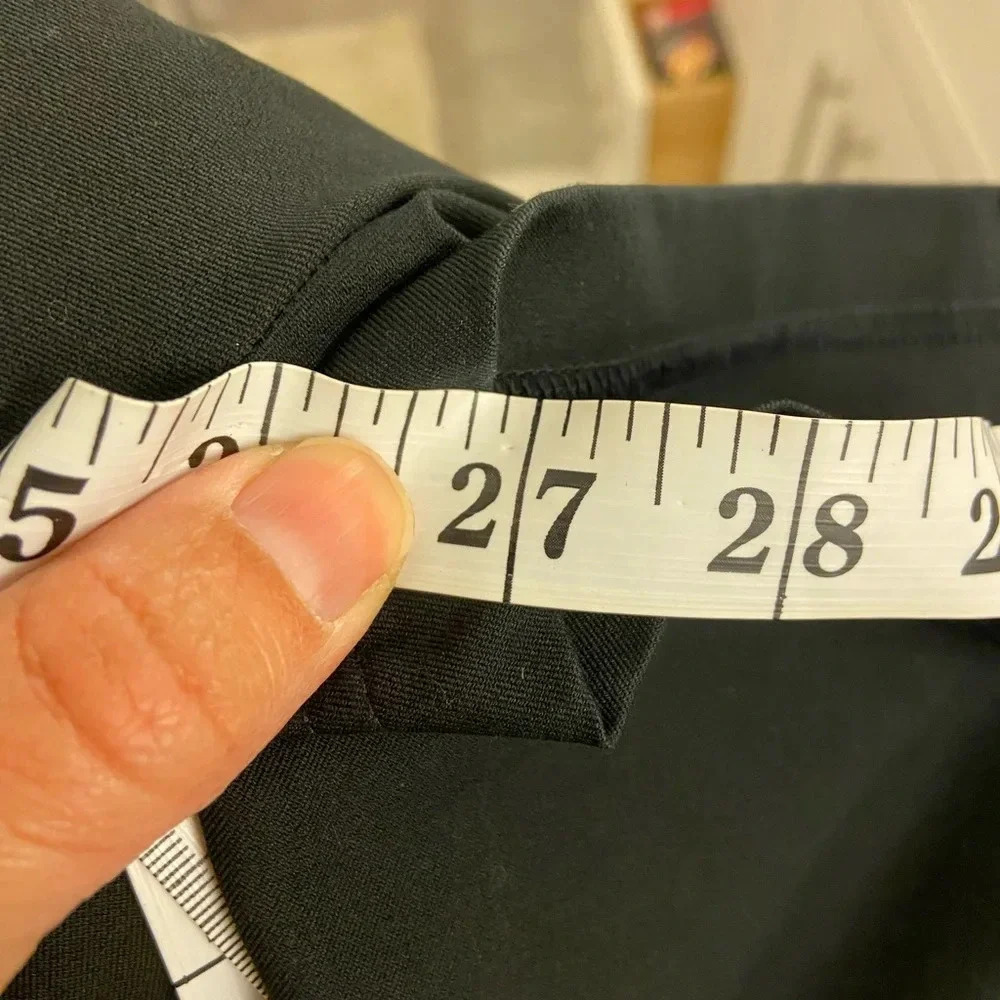 NWT Eileen Fisher Organic Cotton Slim Ankle Pant Black Size Small - Picture 8 of 10